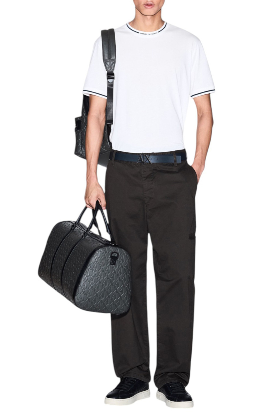 Мужской Armani Exchange Футболка с логотипом (цвет ), артикул XM001467-AF10356 | Фото 2