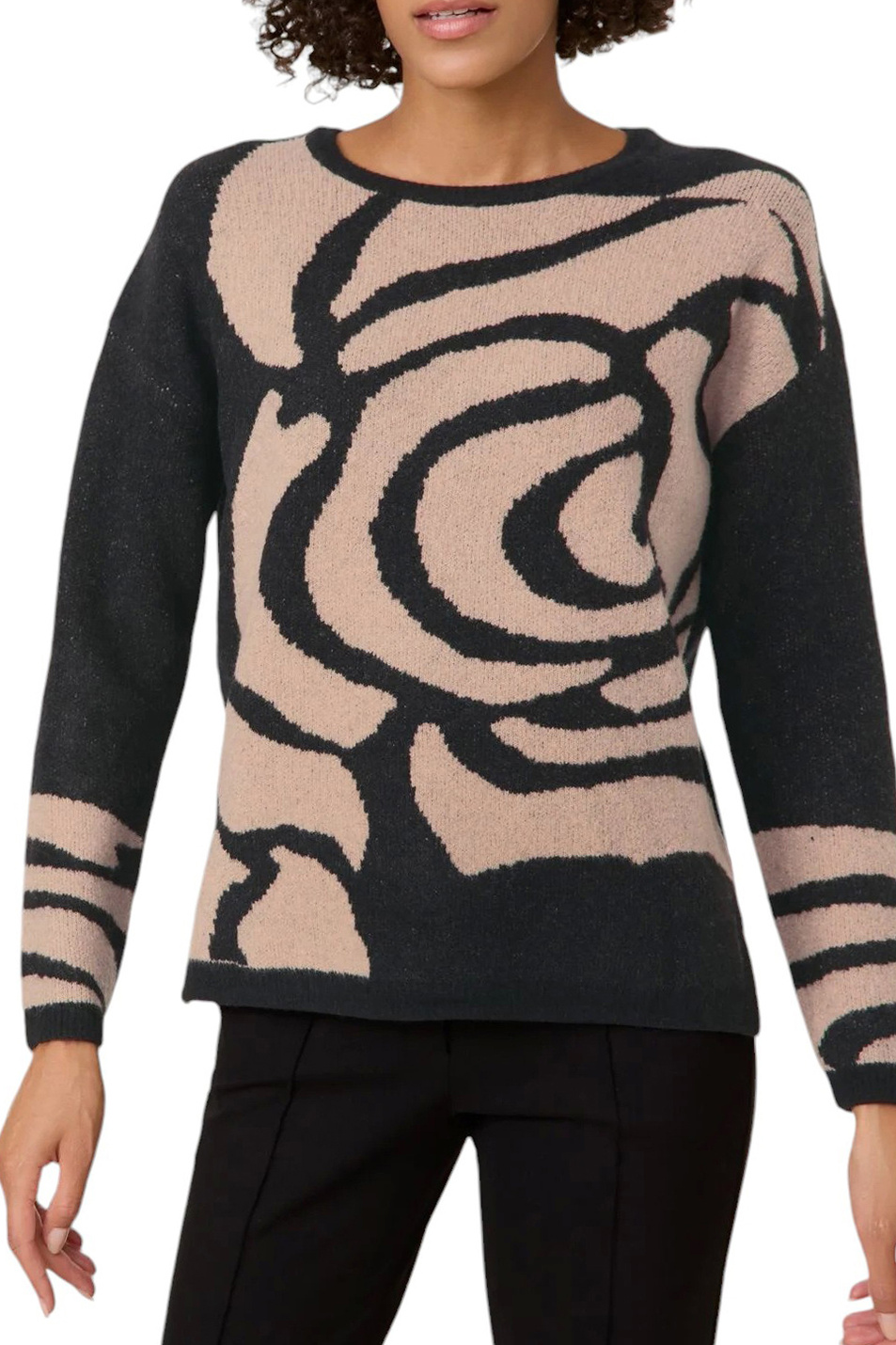 Женский Gerry Weber Джемпер из смесовой шерсти (цвет ), артикул 471032-35740 | Фото 3