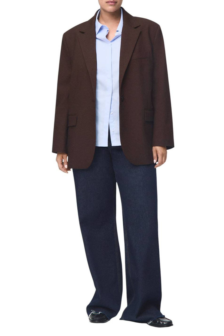 Женский Mango Пиджак GABI прямого кроя (цвет ), артикул 17089111 | Фото 2