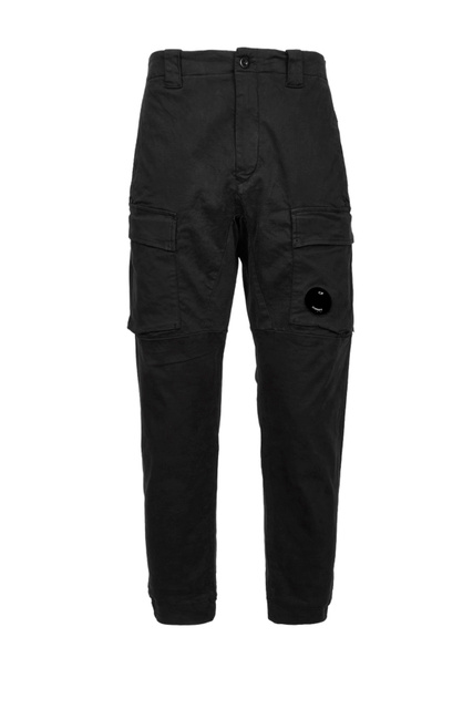 Классические брюки-карго|Основной цвет:Черный|Артикул:13CMPA231A005529G | Фото 1