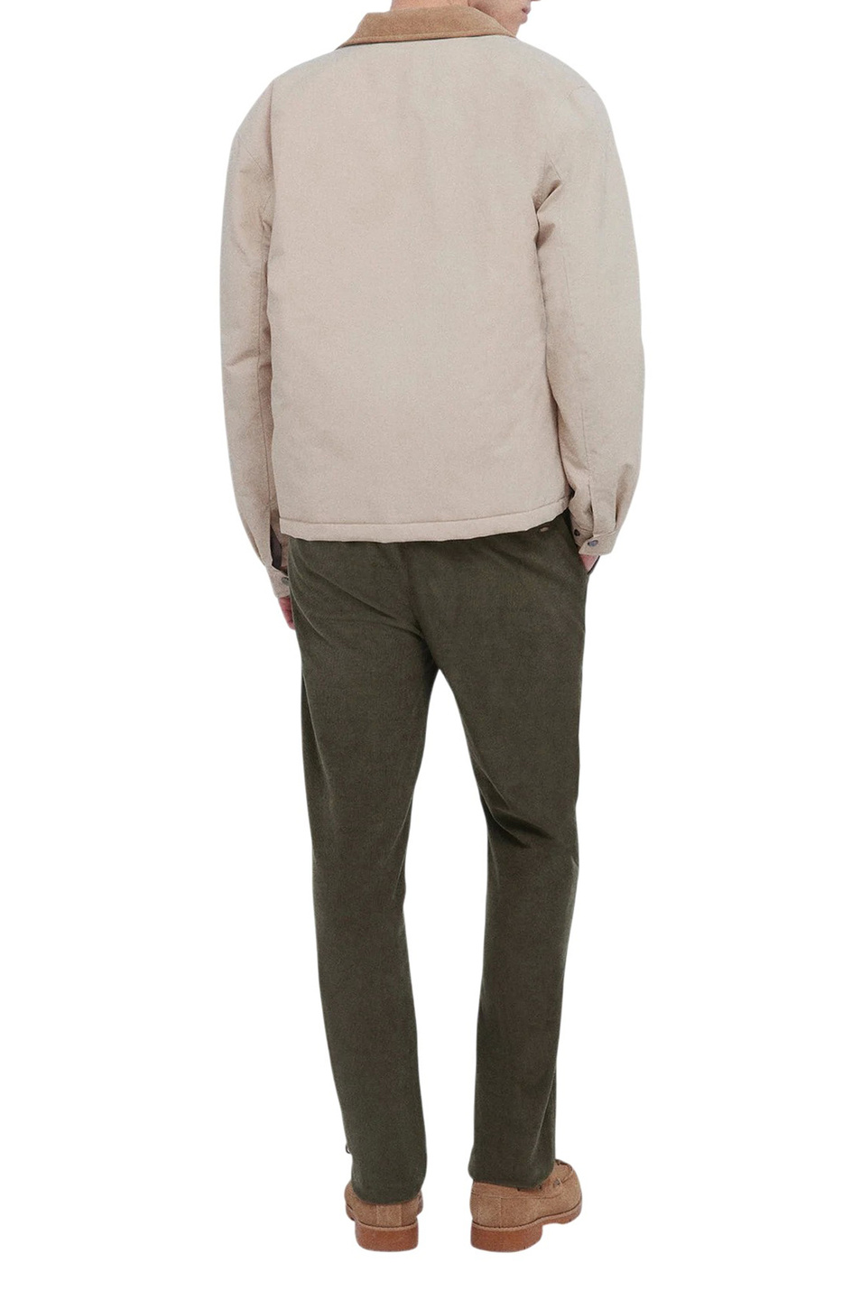 Брюки из эластичного хлопка|Основной цвет:Хаки Мужской Springfield Брюки из эластичного хлопка (цвет ), артикул 1552740 | Фото 4