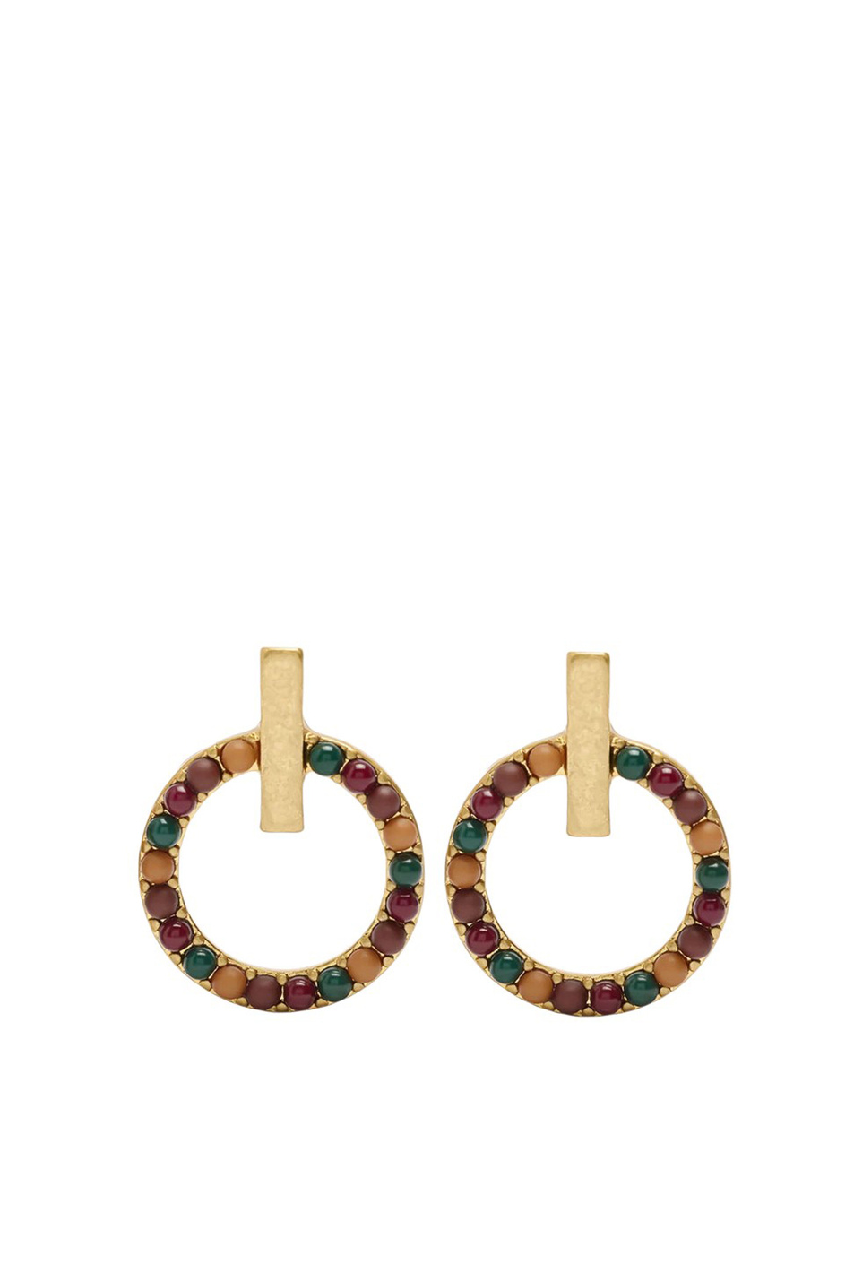 Серьги с бусинами|Основной цвет:Зеленый Женский Parfois Серьги с бусинами (цвет ), артикул 210319 | Фото 1