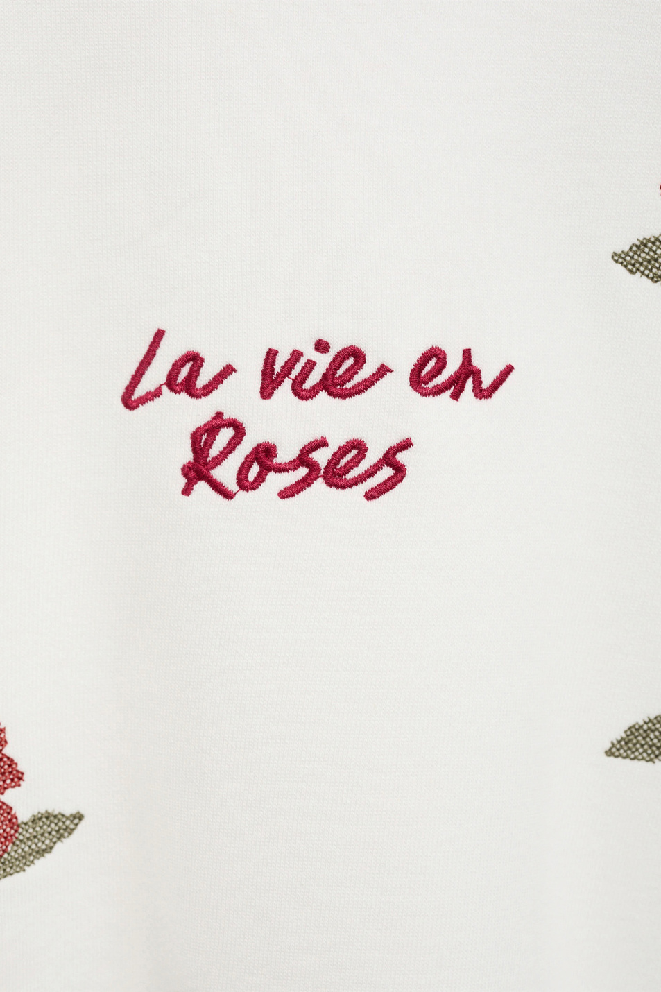 Девочкам Mango Kids Свитшот ROSES из хлопка (цвет ), артикул 77037703 | Фото 6
