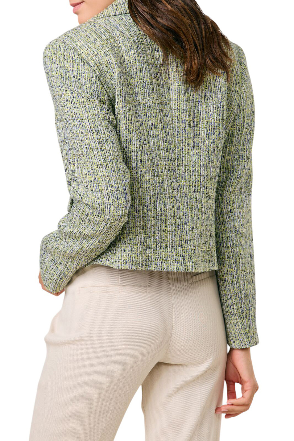 Пиджак твидовый|Основной цвет:Хаки Женский Gerry Weber Пиджак твидовый (цвет ), артикул 530028-31229 | Фото 4
