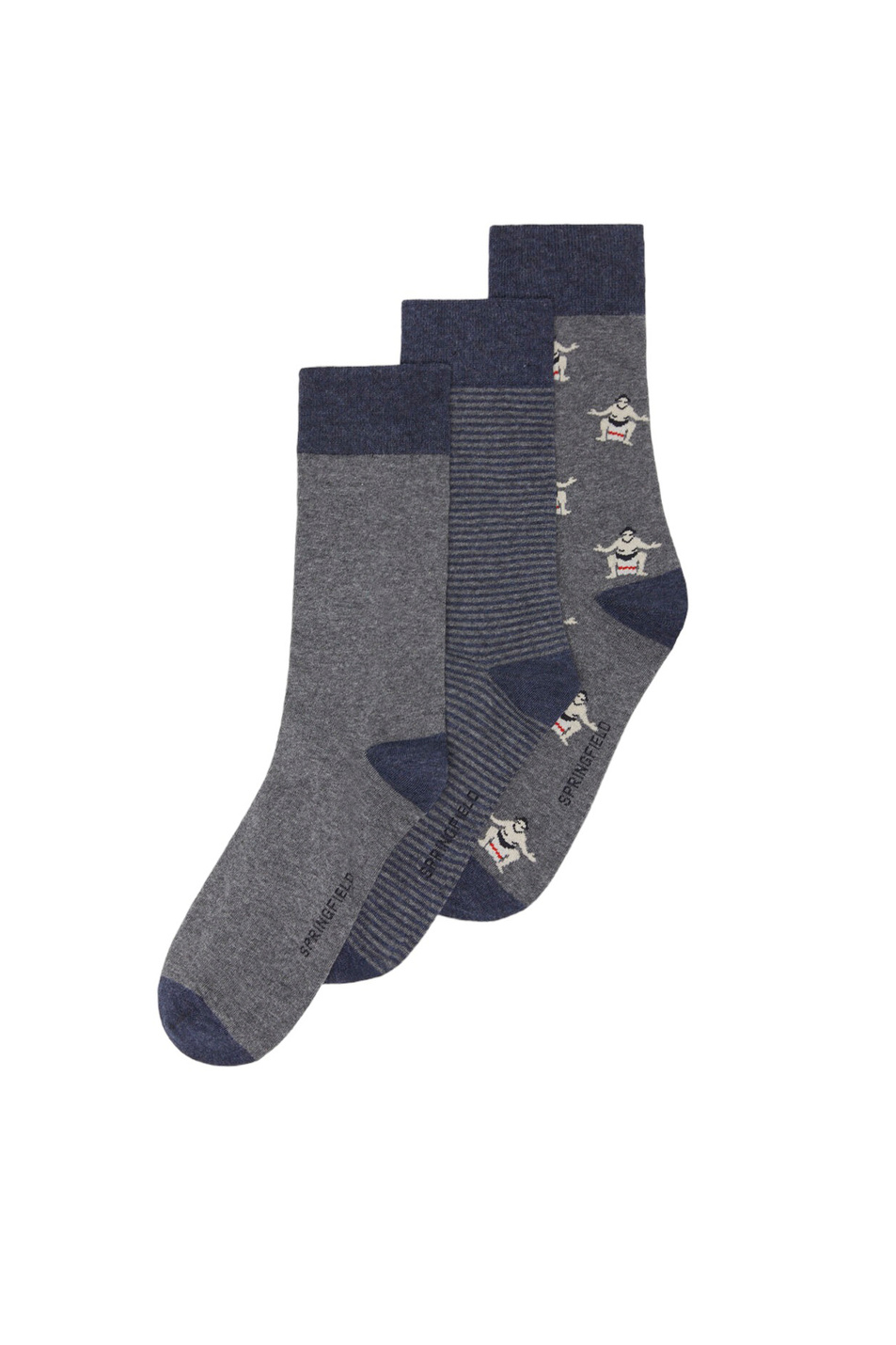 Мужской Springfield Набор носков с принтом (цвет ), артикул 0656503 | Фото 1