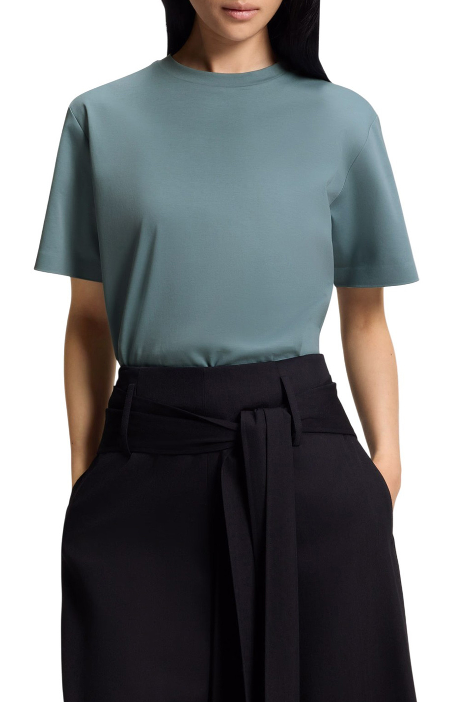 Женский BOSS Футболка Eharpa из хлопка (цвет ), артикул 50552064 | Фото 3