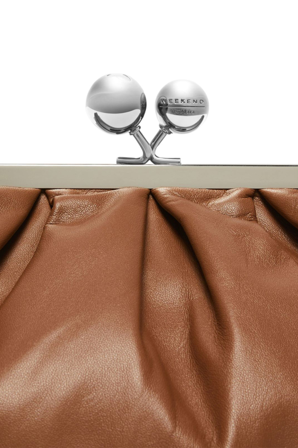 Женский Weekend Max Mara Клатч CUBICO из натуральной кожи (цвет ), артикул 2525516194 | Фото 4