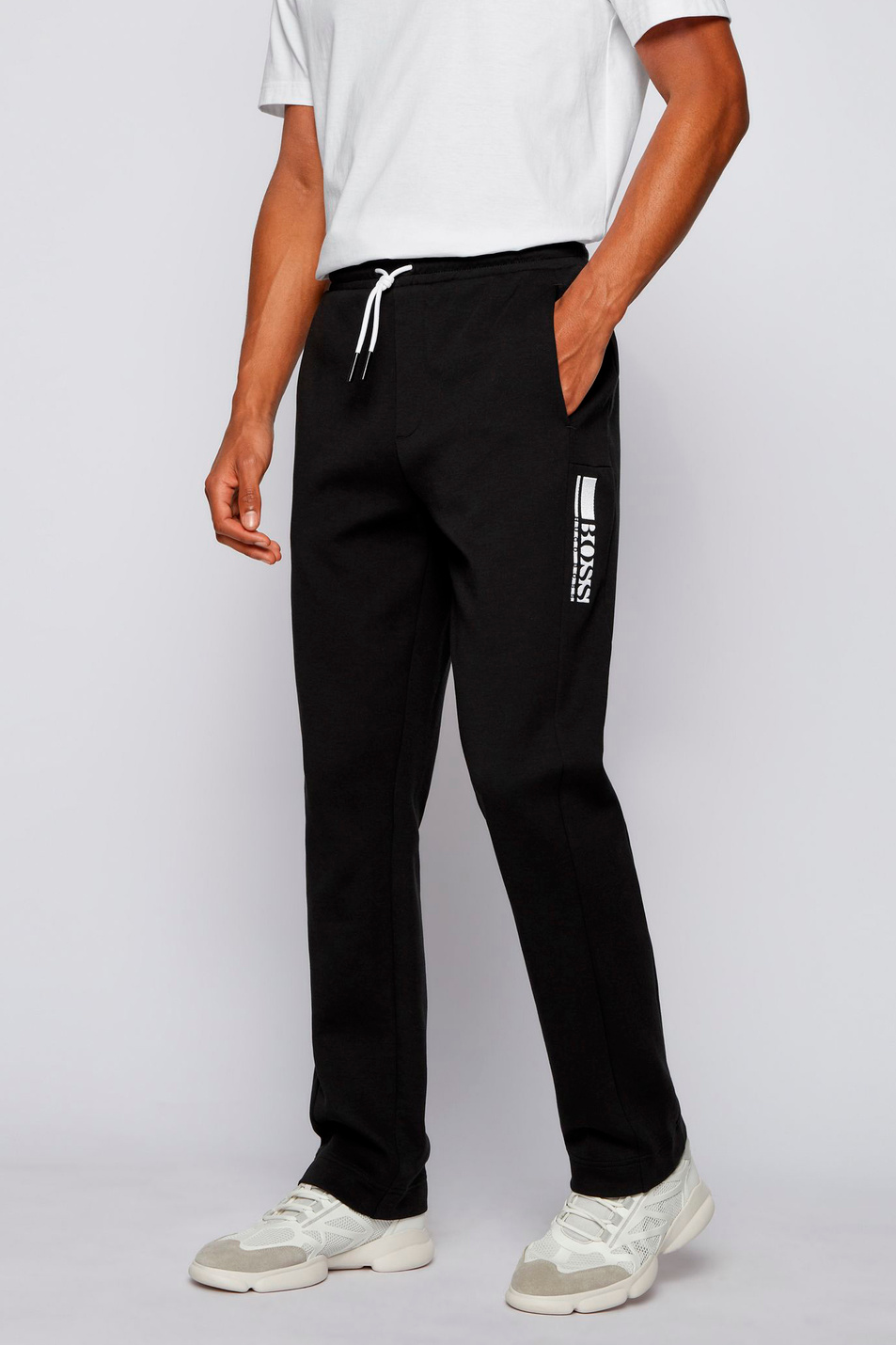 BOSS Спортивные брюки Hadim с логотипом в стиле колор-блок (цвет ), артикул 50447037 | Фото 3