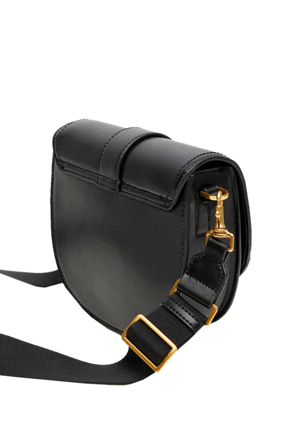 Сумка PENG через плечо с клапаном|Основной цвет:Черный Женский Mango Сумка PENG через плечо с клапаном (цвет ), артикул 27044391 | Фото 4