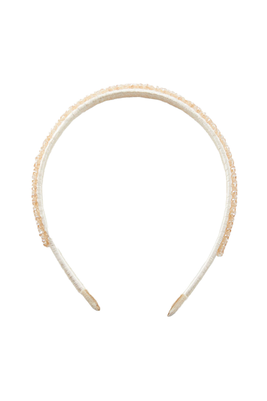 Обруч для волос BEADS|Основной цвет:Бежевый|Артикул:47024755 | Фото 1