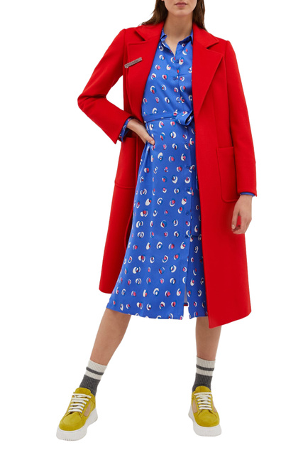 Платье MISTER из вискозы с принтом|Основной цвет:Синий|Артикул:72210823 | Фото 2
