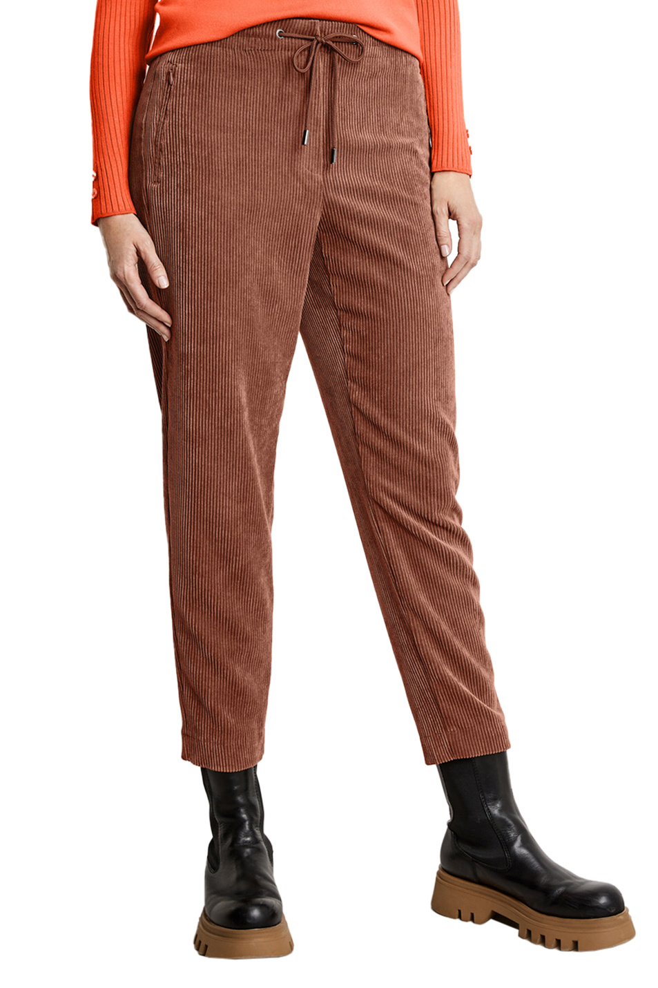 Женский Gerry Weber Вельветовые брюки с кулиской (цвет ), артикул 620032-31209 | Фото 4