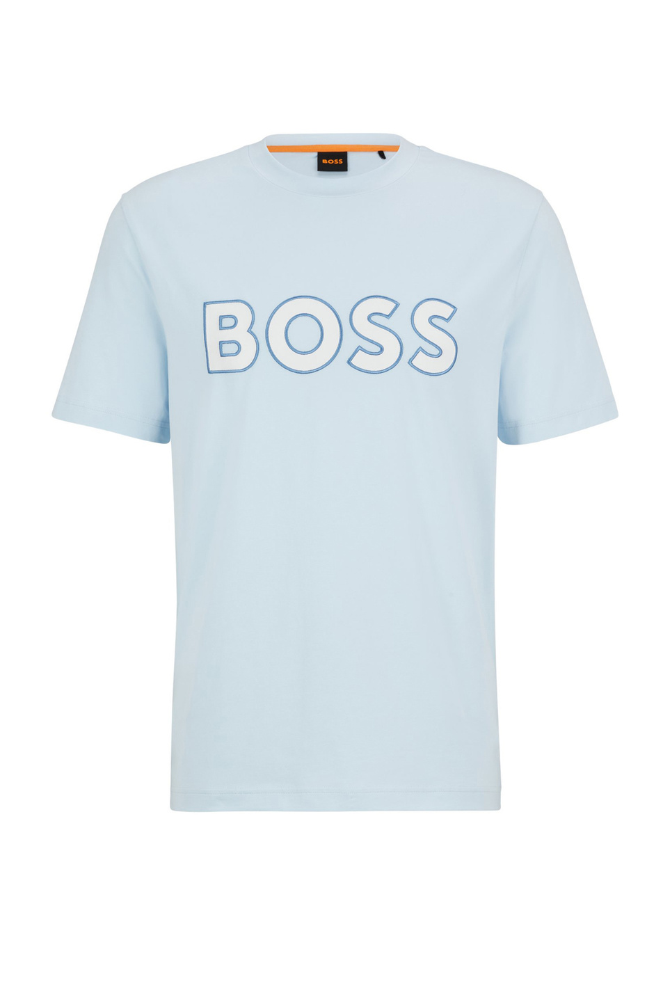 Мужской BOSS Футболка с контрастным логотипом (цвет ), артикул 50483711 | Фото 1