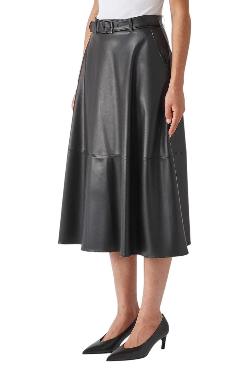 Женский Max Mara Юбка DOMINO из искусственной кожи (цвет ), артикул 2626776028 | Фото 6
