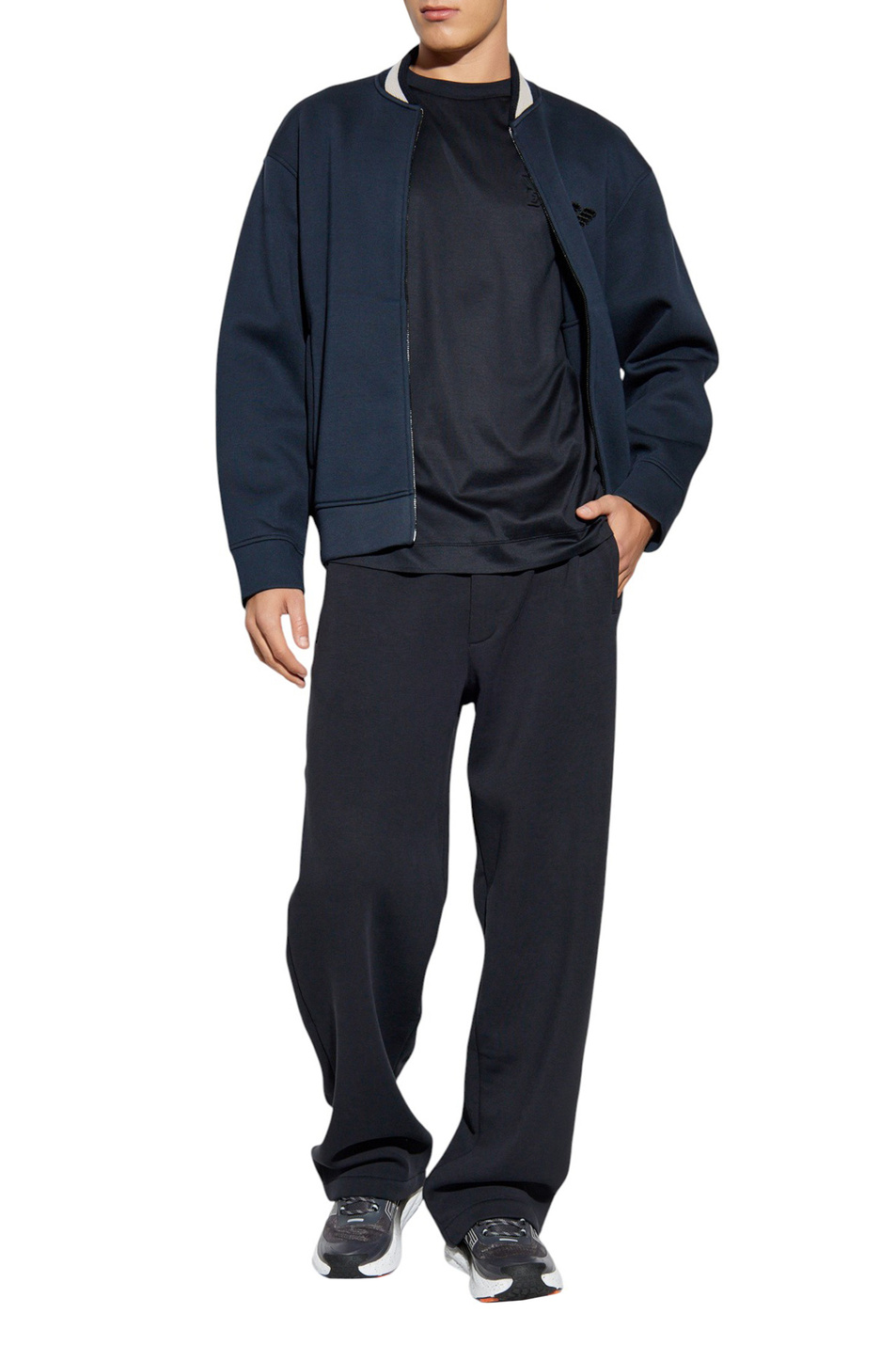 Мужской Emporio Armani Бомбер с логотипом (цвет ), артикул EM002877-AF17545 | Фото 3