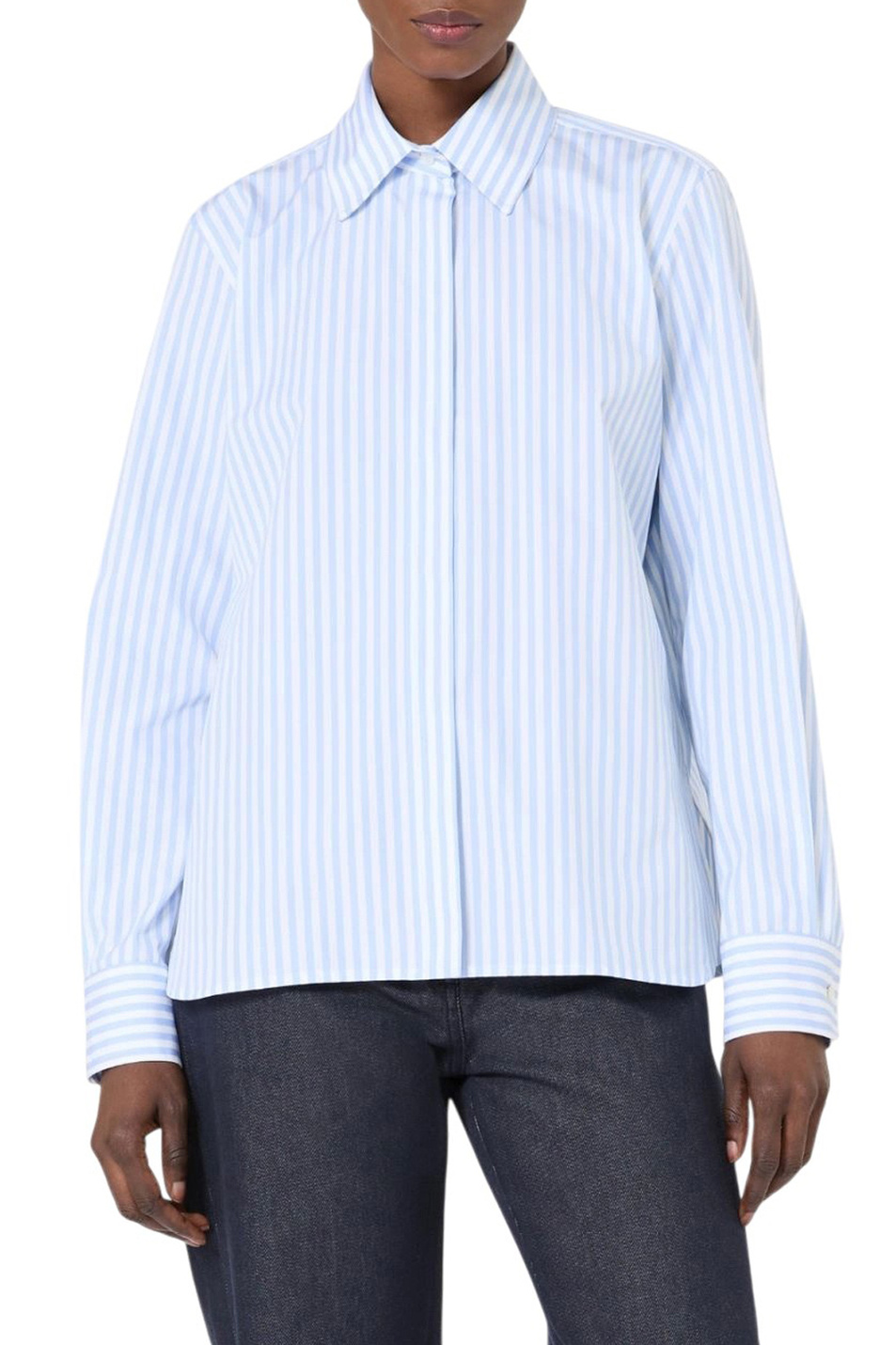 Женский Max Mara Рубашка ACCENNI из хлопка (цвет ), артикул 2611111111 | Фото 3