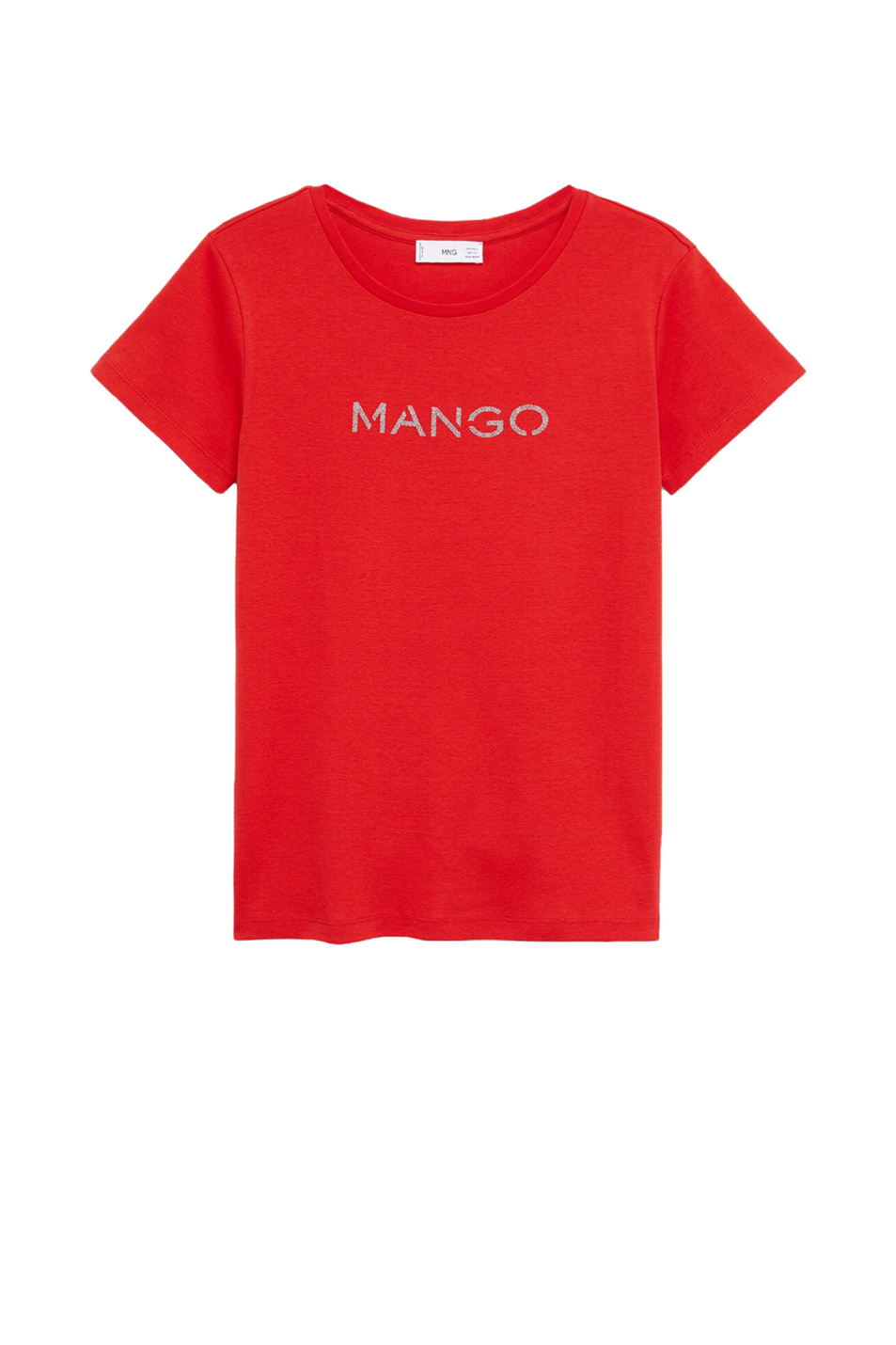 Женский Mango Футболка из органического хлопка с логотипом (цвет ), артикул 87000551 | Фото 1