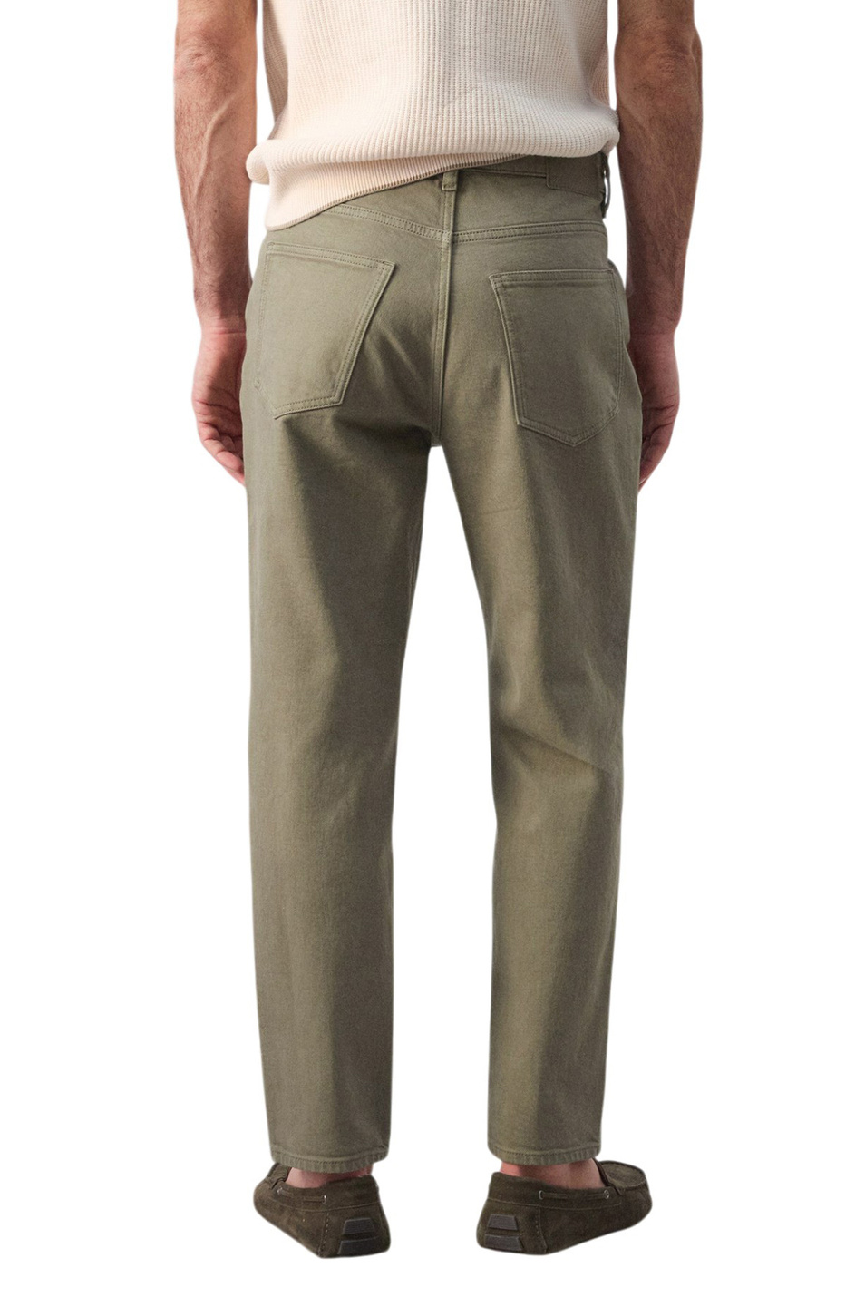 Мужской Mango Man Джинсы BENC однотонные (цвет ), артикул 27075940 | Фото 4