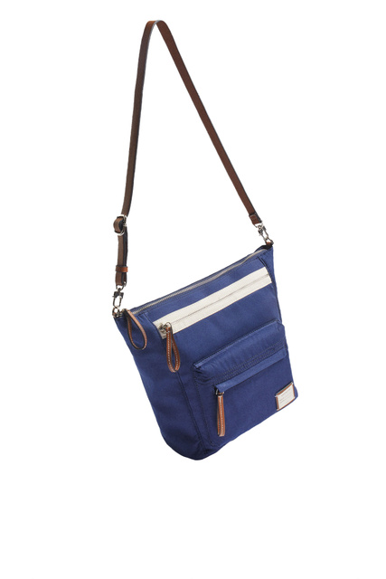 Холщовый рюкзак-сумка|Основной цвет:Синий|Артикул:196608 | Фото 2