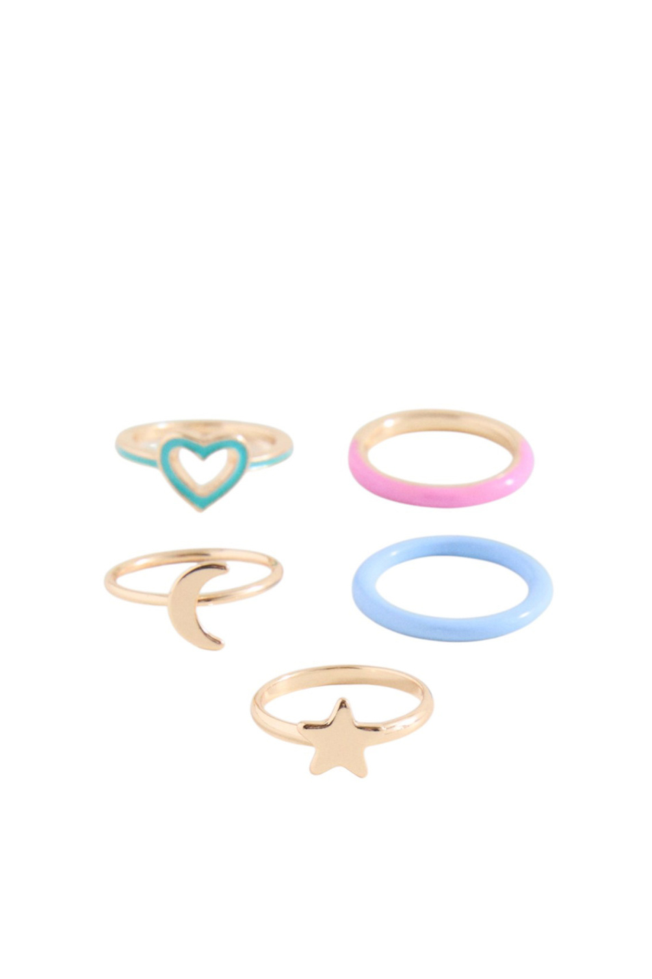 Девочкам Mango Kids Кольцо RING в комплекте из 5 шт (цвет ), артикул 17064116 | Фото 1