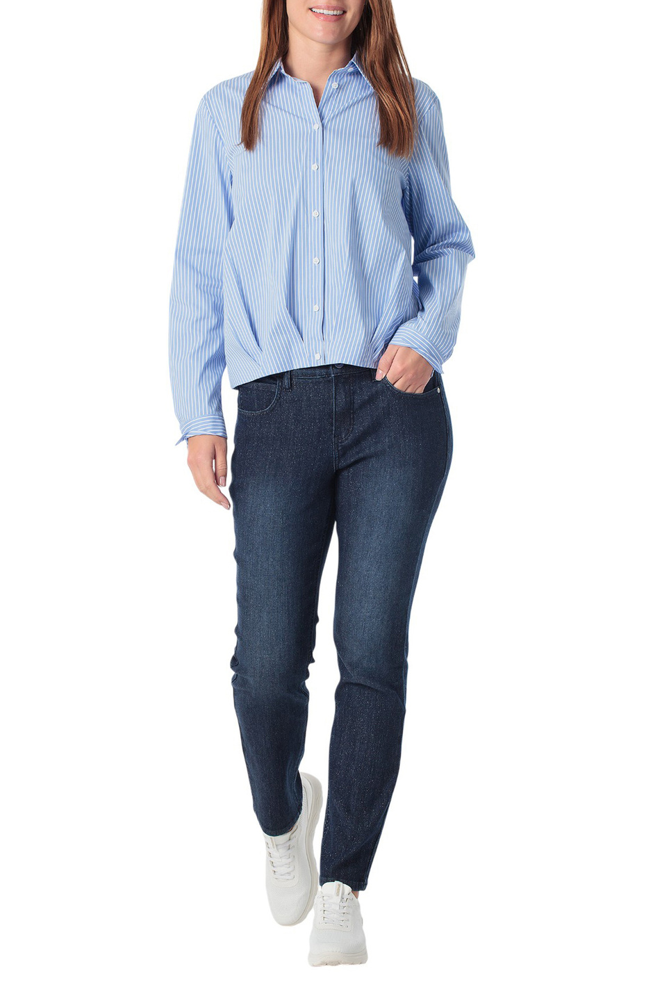 Женский Gerry Weber Рубашка в полоску (цвет ), артикул N60453 | Фото 3