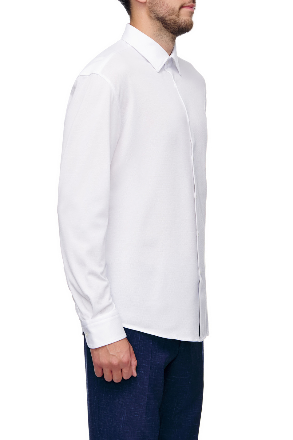 Мужской BOSS Рубашка из натурального хлопка (цвет ), артикул 50475196 | Фото 3