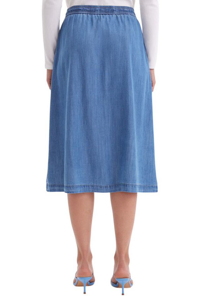 Женский Gerry Weber Юбка джинсовая с кулиской на поясе (цвет ), артикул 510024-31541 | Фото 5