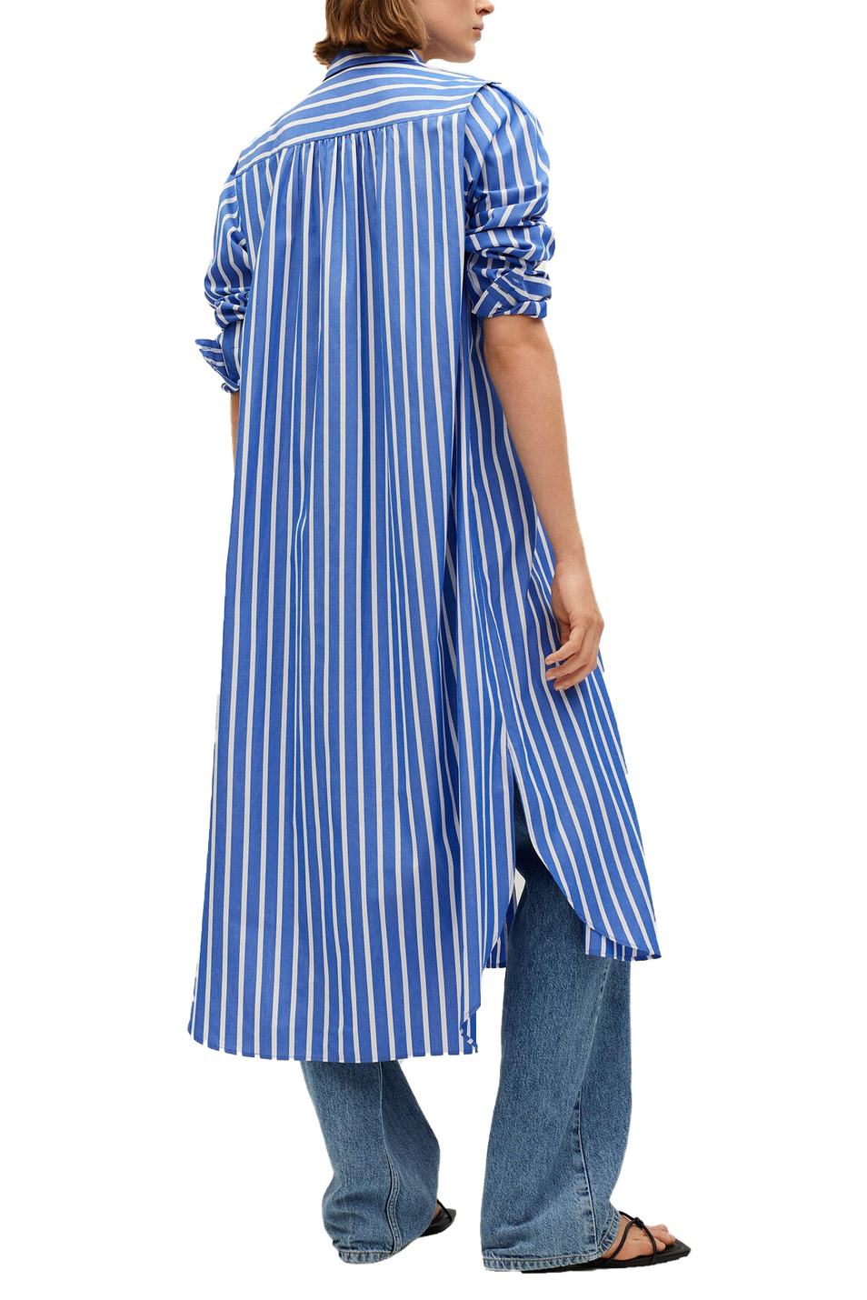 Mango Платье-рубашка FLORI из хлопка (цвет ), артикул 87007138 | Фото 4