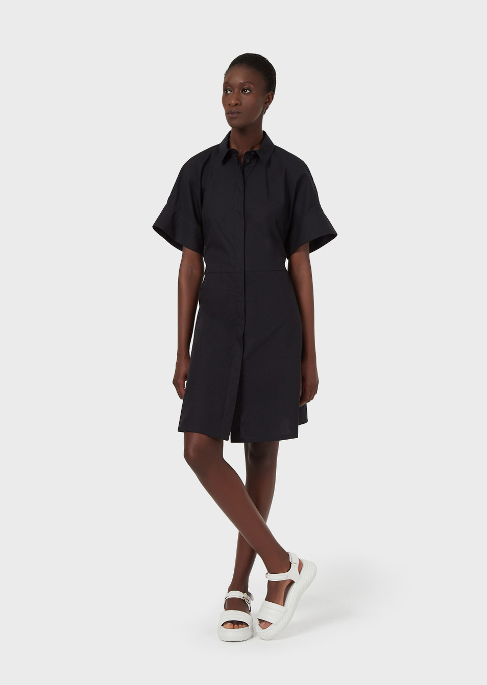 Emporio Armani Платье-рубашка из поплина с поясом (цвет ), артикул 3K2AA3-2N0FZ | Фото 2