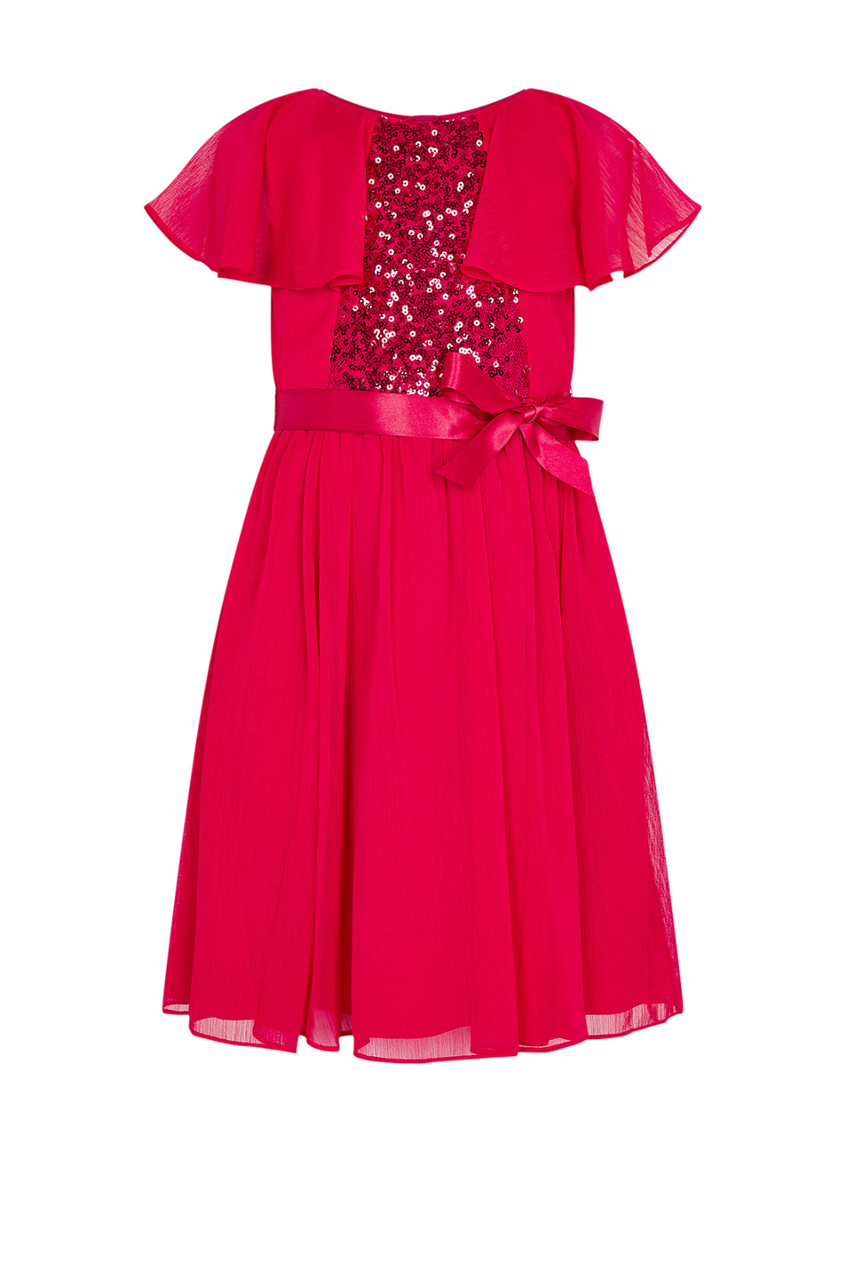 Девочкам Monsoon Нарядное платье с рукавами-крылышками (цвет ), артикул 215167 | Фото 1
