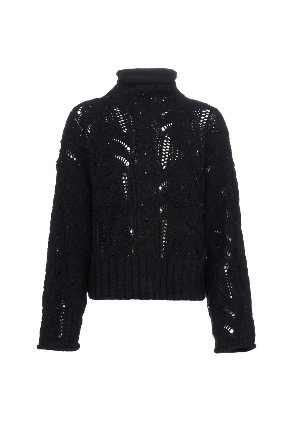 Женский Liu Jo Свитер со стразами (цвет ), артикул MF5451MA37R | Фото 1