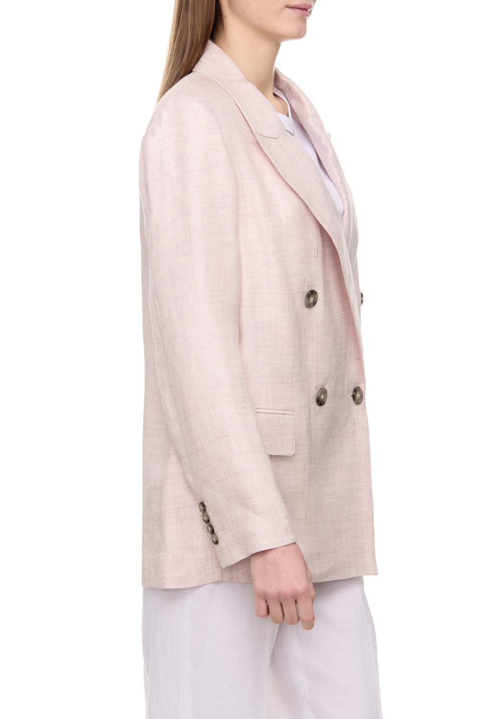 Женский Peserico Пиджак из льна и ацетата (цвет ), артикул S01428N-05412 | Фото 5