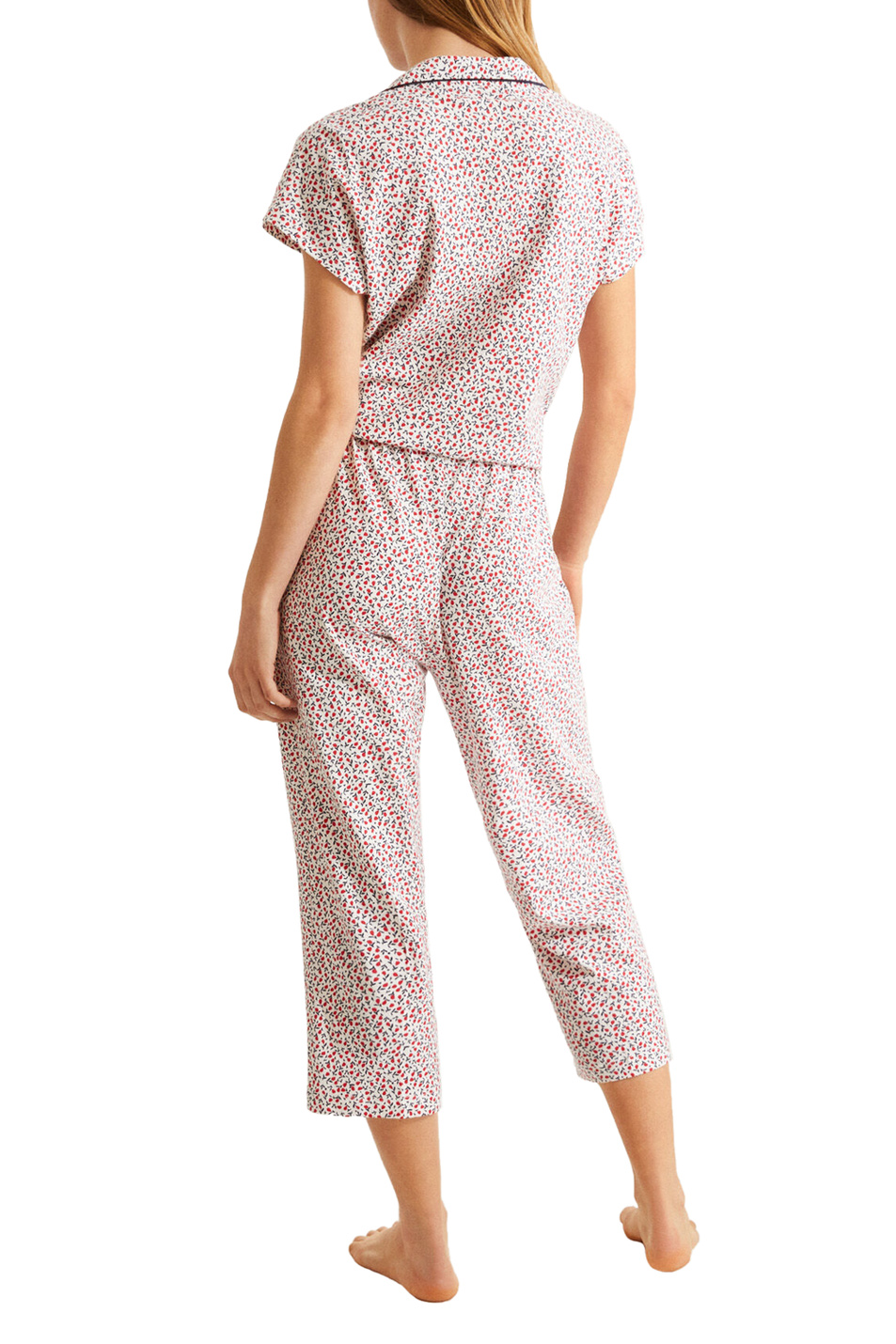 Women'secret Пижама в рубашечном стиле из натурального хлопка с цветочным принтом (цвет ), артикул 3599248 | Фото 2