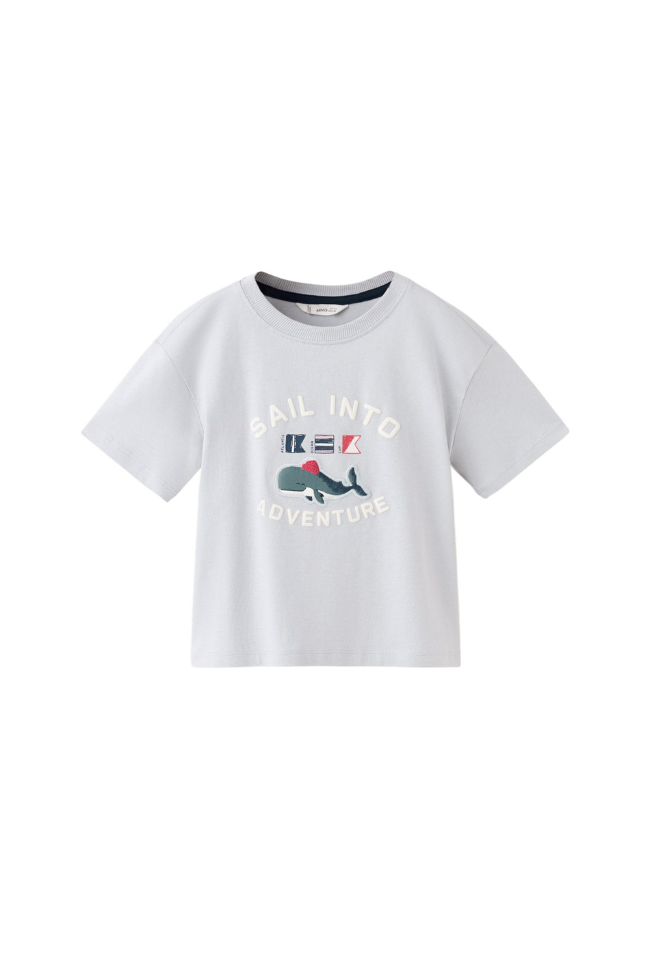 Мальчикам Mango Kids Футболка FWHALE из хлопка (цвет ), артикул 27015152 | Фото 1