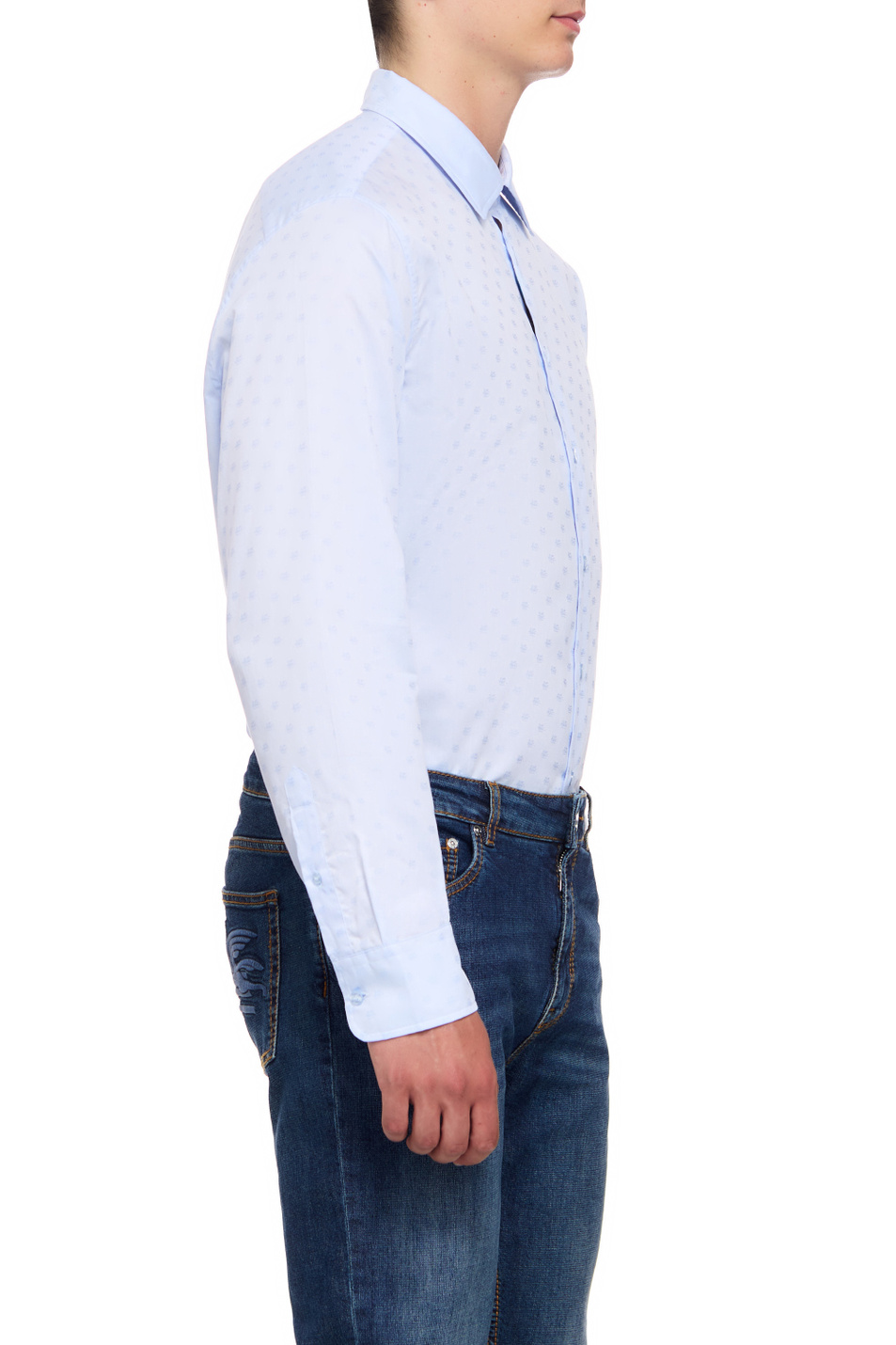 Мужской Etro Рубашка из натурального хлопка (цвет ), артикул 1290831090250 | Фото 3