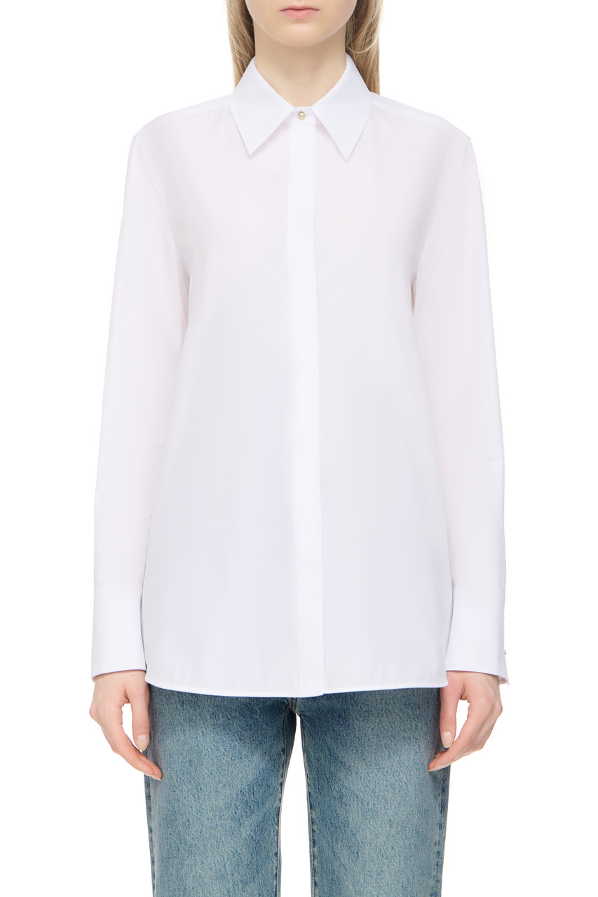 Рубашка DORIA из натурального хлопка|Основной цвет:Белый|Артикул:2361160339 | Фото 1