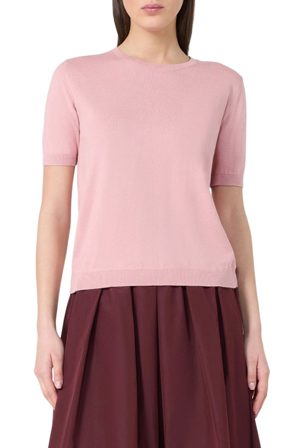Женский Weekend Max Mara Джемпер GABARRA из шелка и хлопка (цвет ), артикул 2615361081 | Фото 3