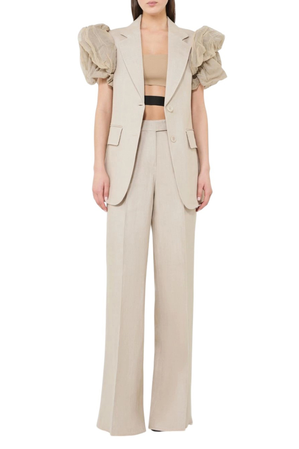 Женский Max Mara Брюки ANGUS из льна (цвет ), артикул 2611131283 | Фото 2