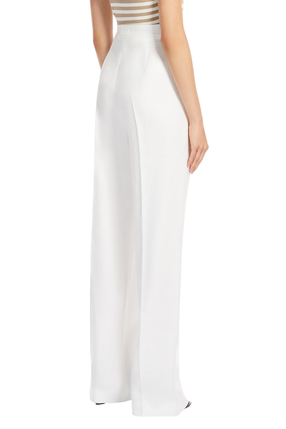 Женский Max Mara Брюки AVERSA из льна (цвет ), артикул 2511131122 | Фото 4