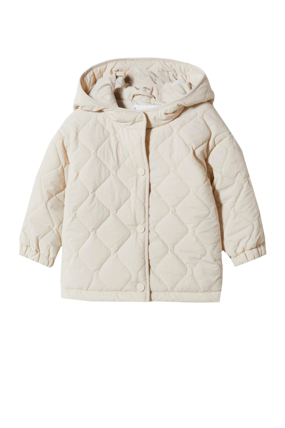Девочкам Mango Kids Куртка стеганая SPRING4 с капюшоном (цвет ), артикул 47082879 | Фото 1