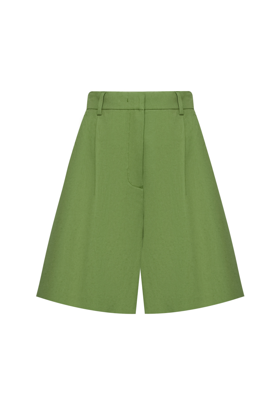 Женский Weekend Max Mara Шорты ECUBA из хлопка и льна (цвет ), артикул 2515141032 | Фото 1