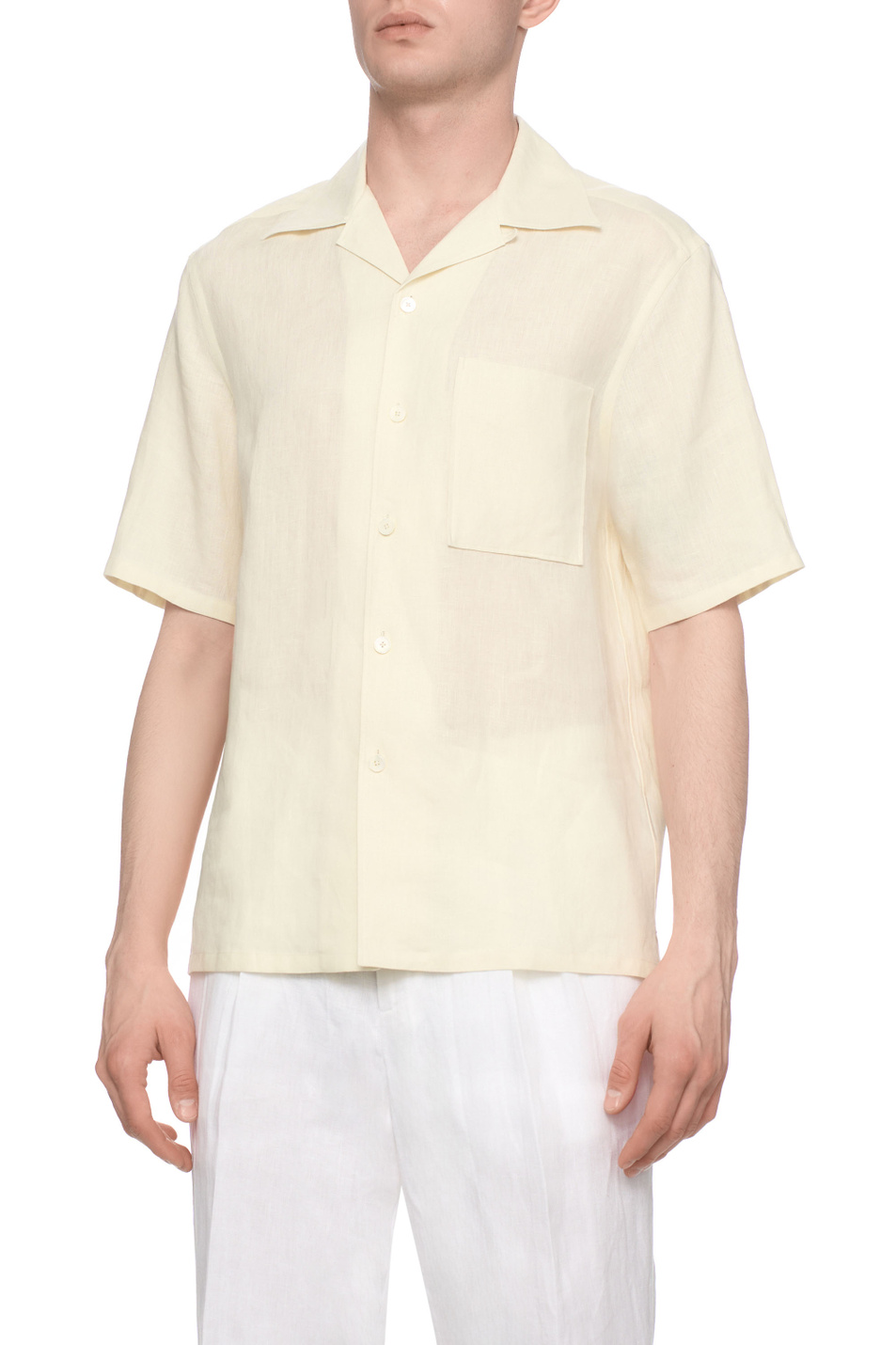 Мужской Zegna Рубашка из льна (цвет ), артикул UFX30A9-SCP5-G01G | Фото 4