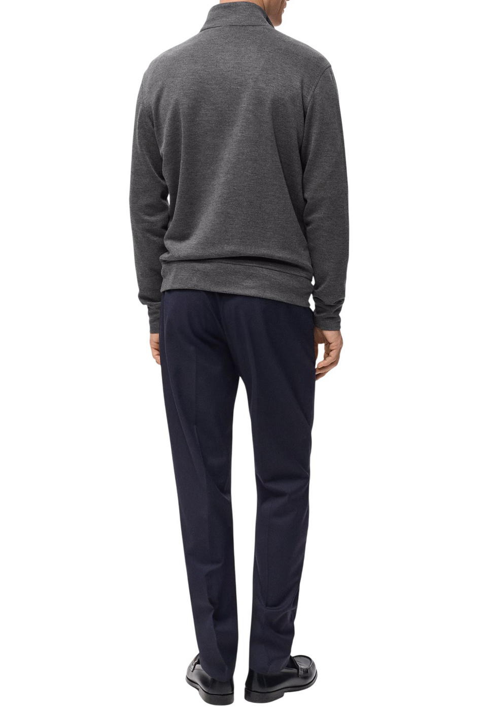 Толстовка PORTELLZ на молнии|Основной цвет:Серый Мужской Mango Man Толстовка PORTELLZ на молнии (цвет ), артикул 27032888 | Фото 4