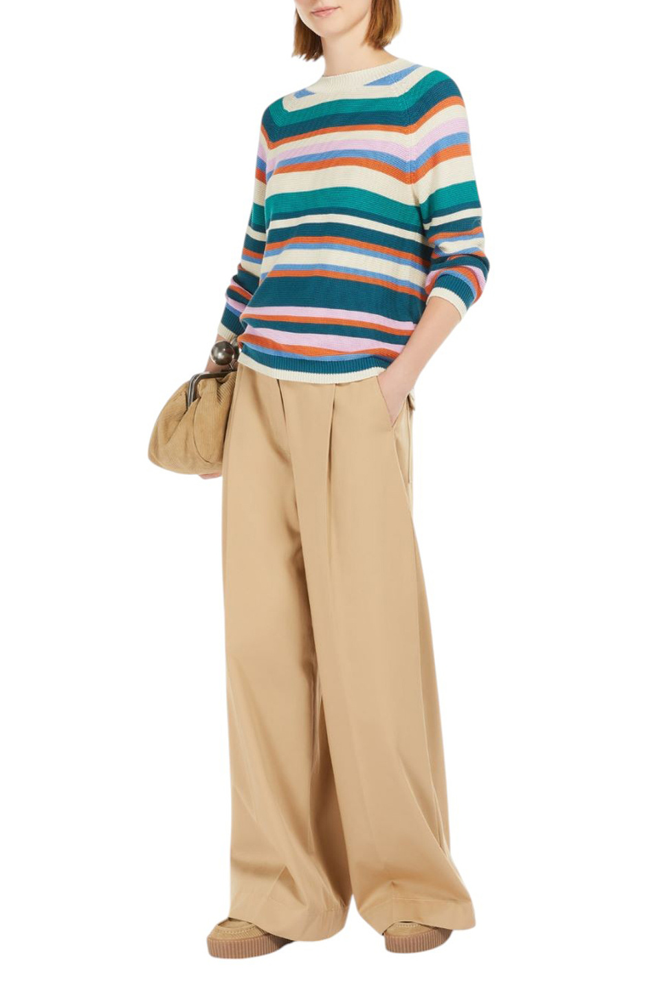 Женский Weekend Max Mara Джемпер LINZ из хлопка (цвет ), артикул 2515361161 | Фото 2