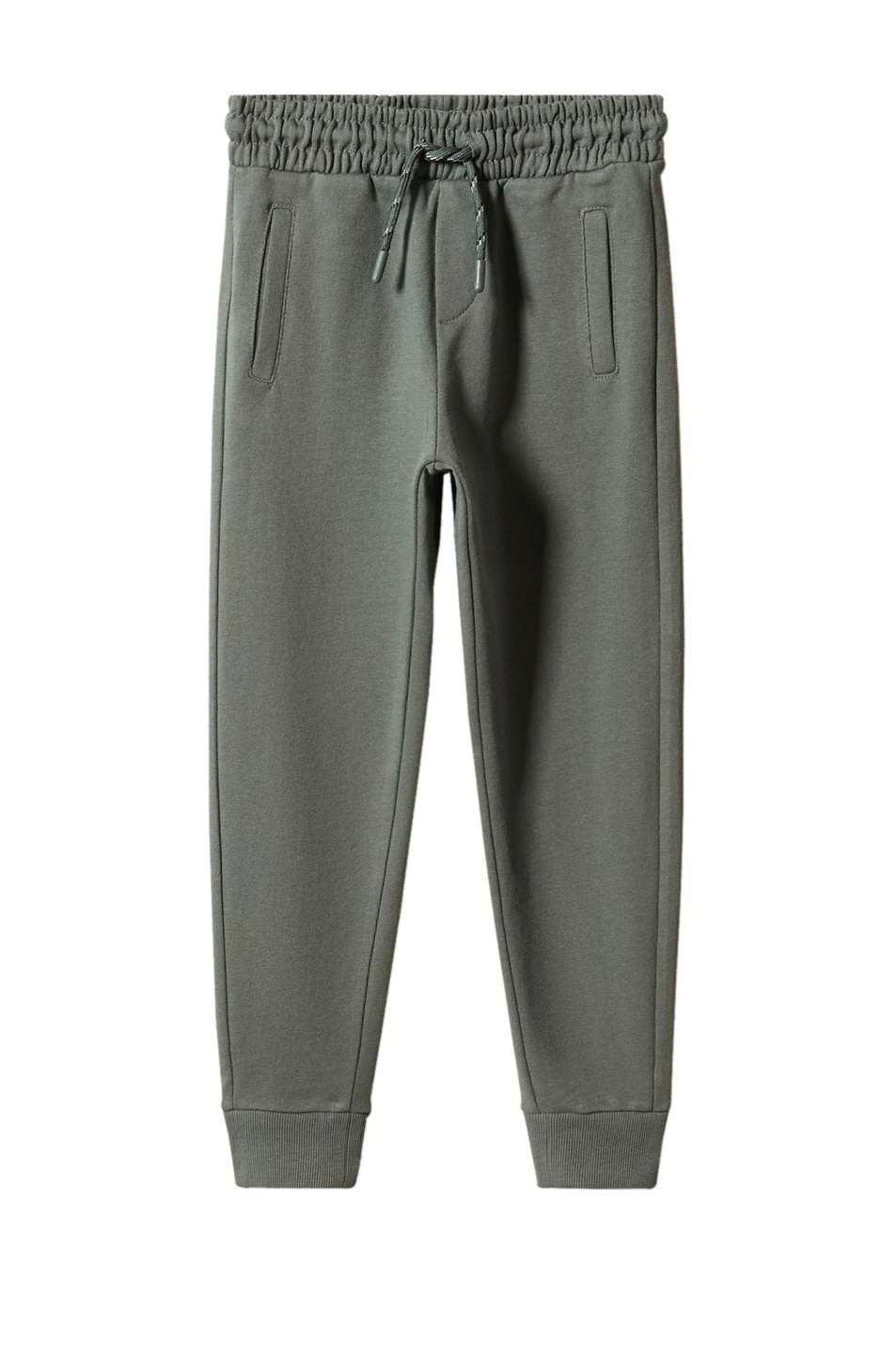 Мальчикам Mango Kids Брюки FRANCIA5 из натурального хлопка (цвет хаки), артикул 57001041 | Фото 1