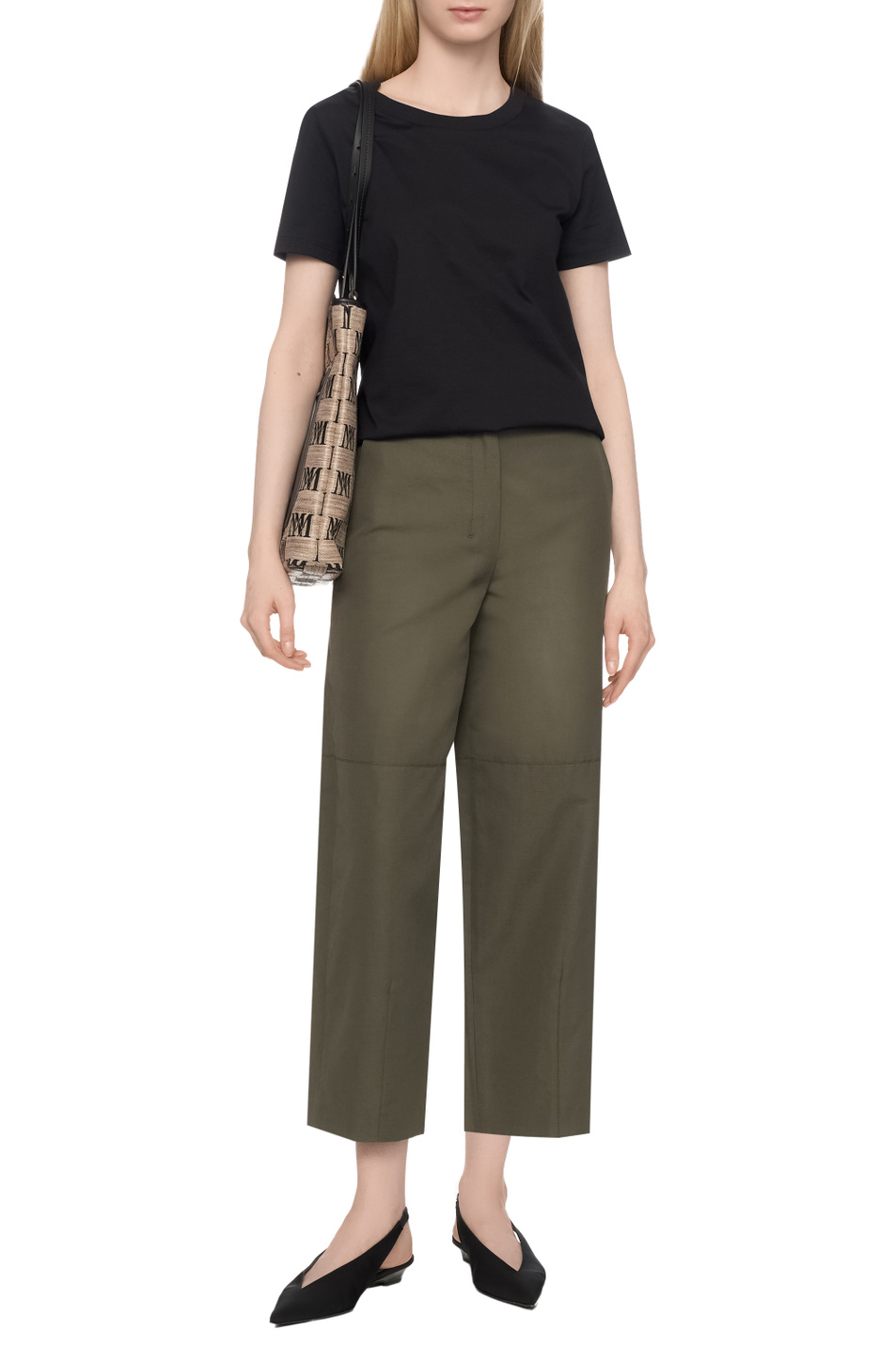 Женский Max Mara Футболка RENO из хлопка (цвет ), артикул 2519971043 | Фото 3