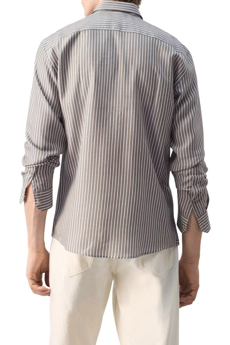 Мужской Mango Man Рубашка DARIO в полоску (цвет ), артикул 27044425 | Фото 4