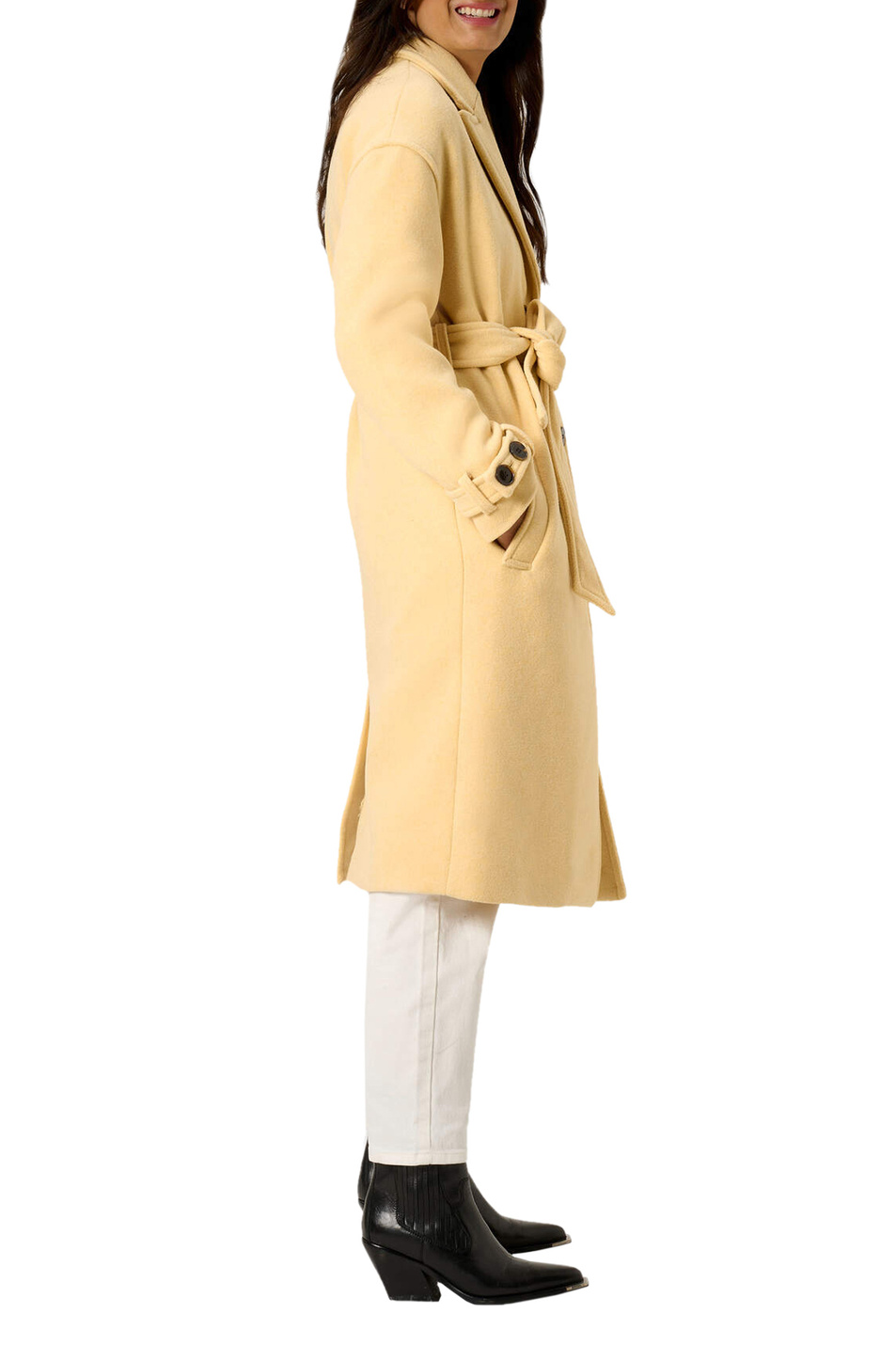 Orsay Пальто с поясом и прорезными карманами (цвет ), артикул 830258 | Фото 4