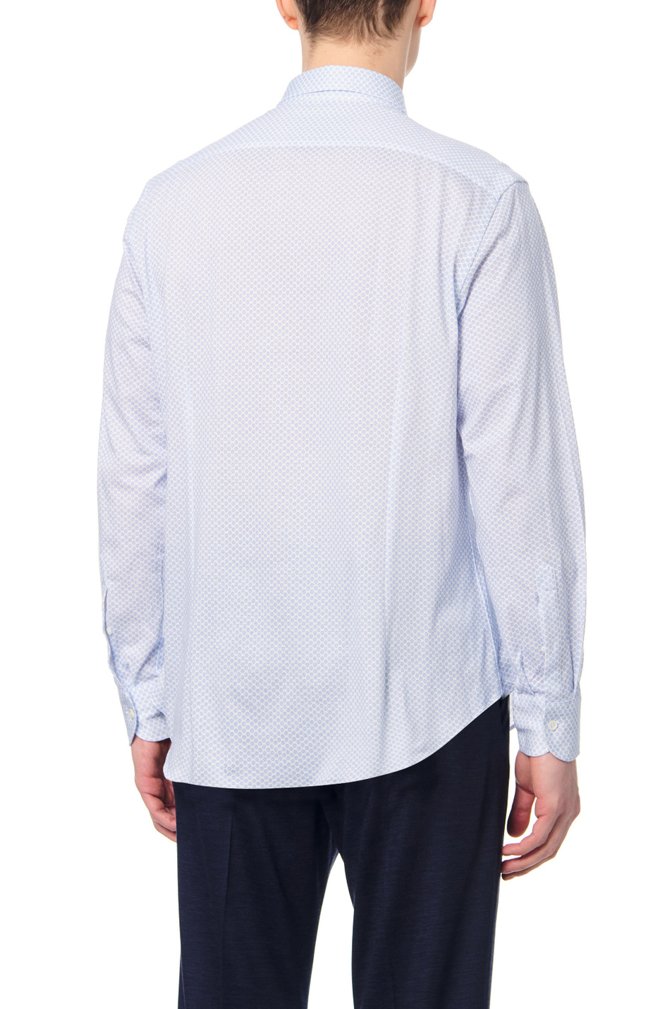 Мужской Corneliani Рубашка из натурального хлопка (цвет ), артикул 89P116-2111200 | Фото 4