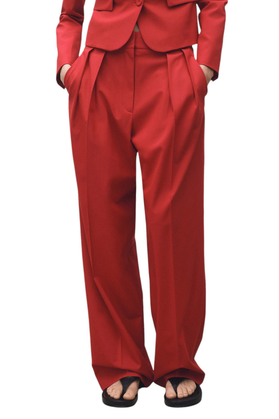 Женский Mango Брюки MARGOT из смесовой шерсти (цвет ), артикул 87024813 | Фото 3